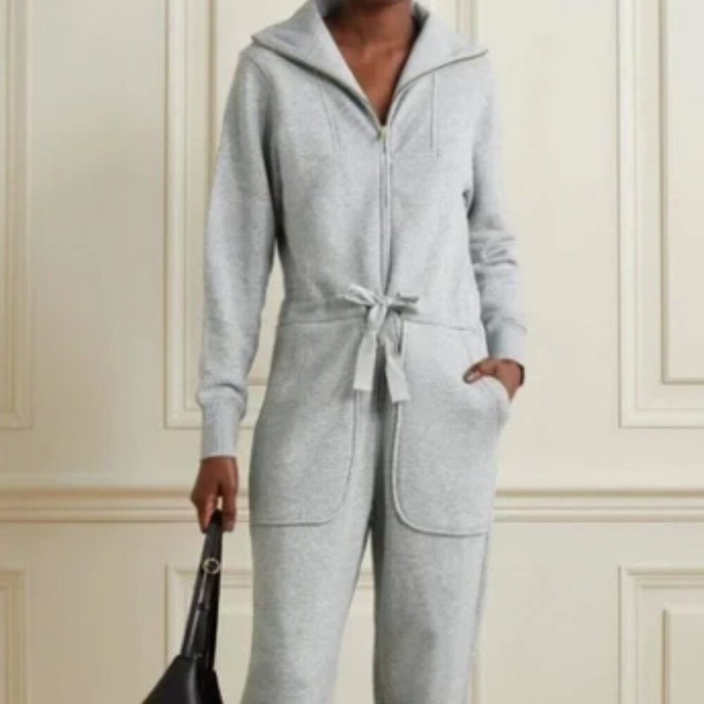 Alex Mill Grey Crosby Sweatshirt Jumpsuit